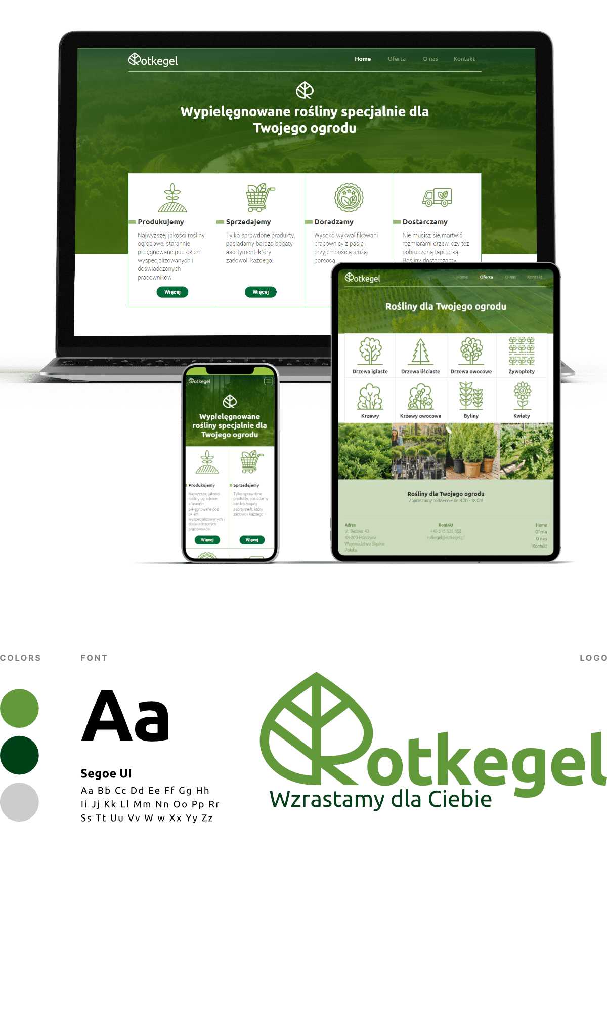 Rotkegel - projekt strony internetowej