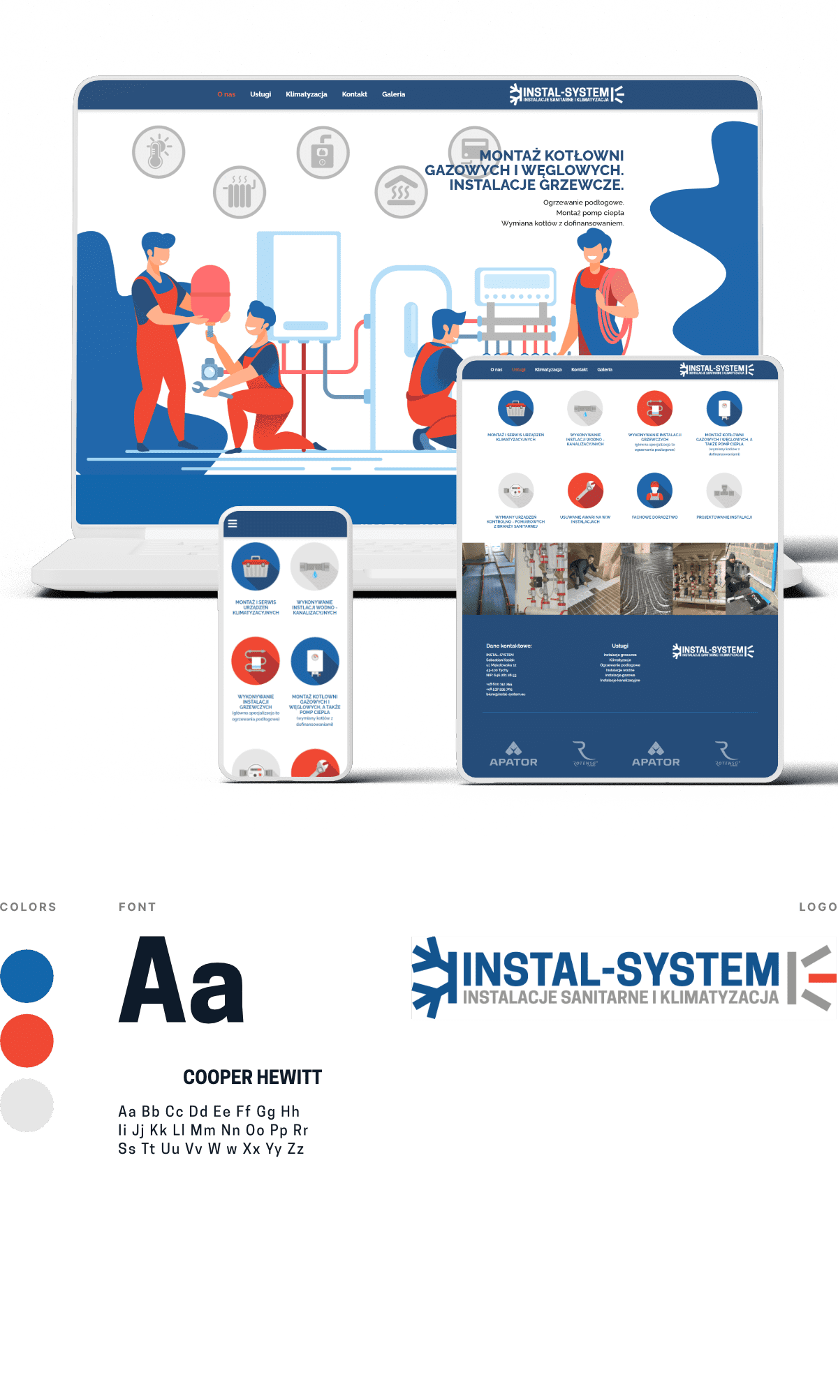InstalSystem - projekt strony internetowej